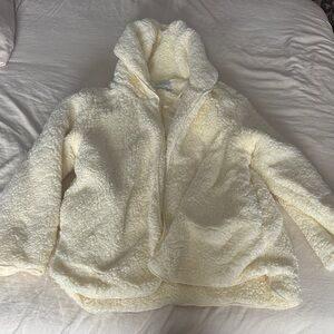 Urban Outfitters Cream Sherpa Jacket